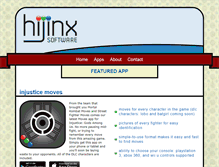Tablet Screenshot of hijinxsoftware.com